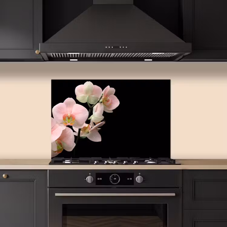 Orchidee - Bloemen - Roze - Stilleven - Flora keuken achterwand spatscherm klein -sfeer1