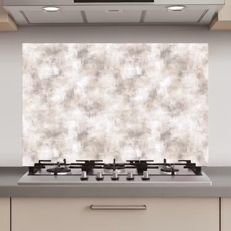 Organisch - Patroon - Gemêleerd keuken achterwand spatscherm klein 900 -3d_website