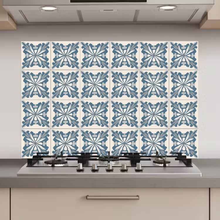 Dessin - Tegel - Blauw keuken achterwand spatscherm klein 900 -3d_website