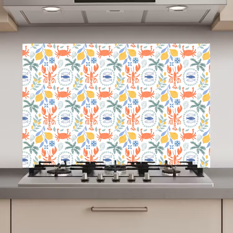 Zee - Sfeer - Citroen - Vis keuken achterwand spatscherm klein 900 -3d_website