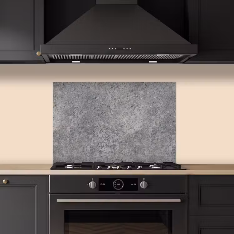 Patronen - Industrieel - Beton keuken achterwand spatscherm klein 900 -sfeer1