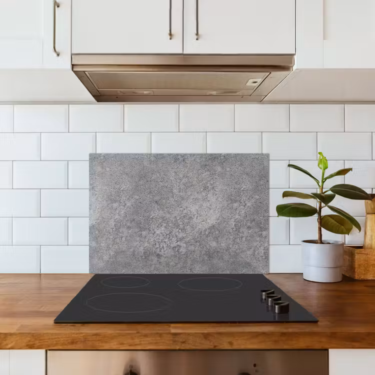Patronen - Industrieel - Beton keuken achterwand spatscherm klein 900 -sfeer2