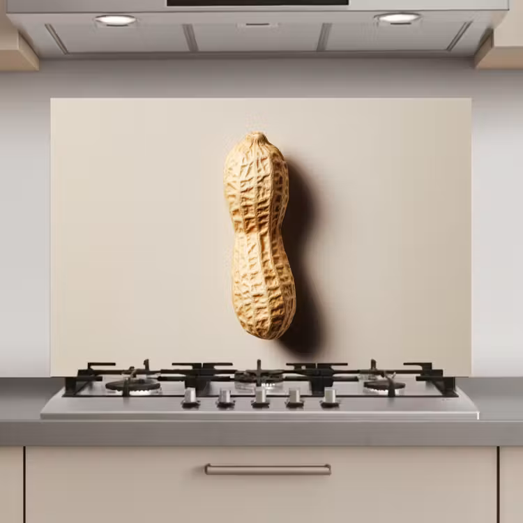 Pinda - Ruw - Beige keuken achterwand spatscherm klein -3d_website