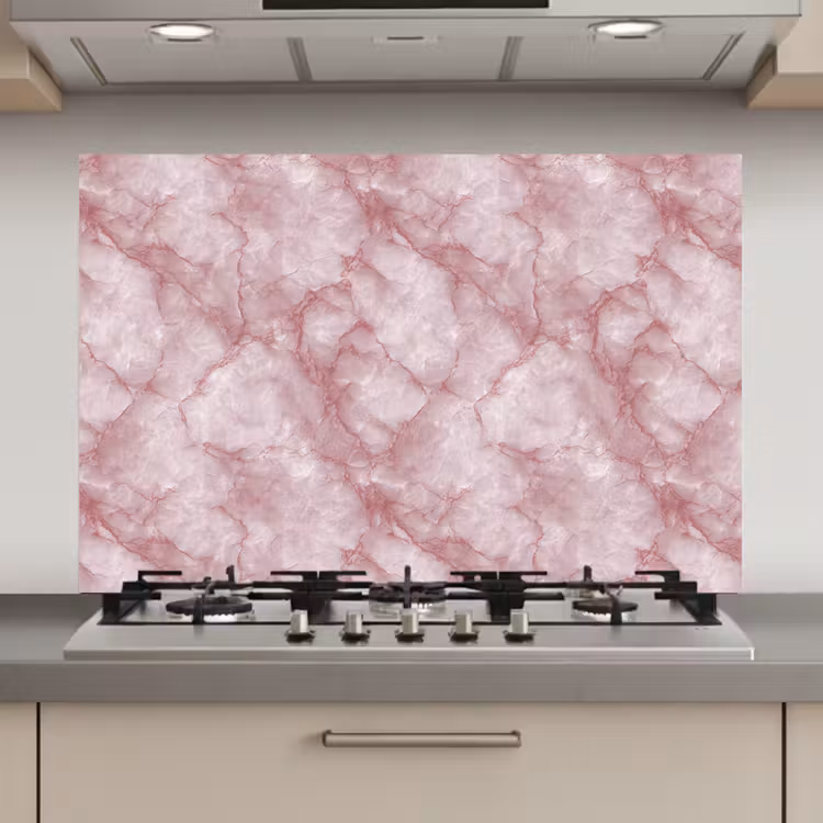 Roze - Kwartsmarmer - Aders keuken achterwand spatscherm klein 900 -3d_website
