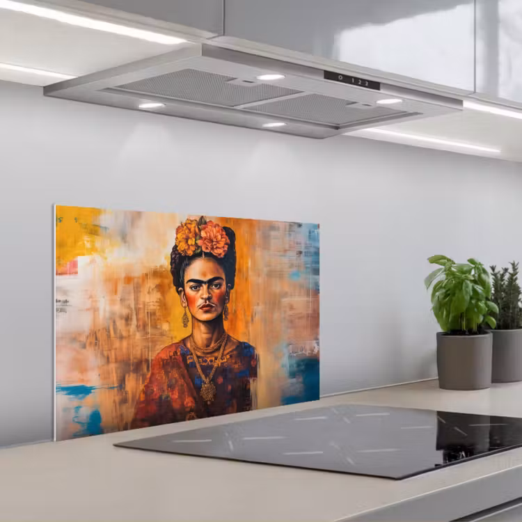 Portret - Sieraden - Schilderachtig keuken achterwand spatscherm klein -3d_schuin