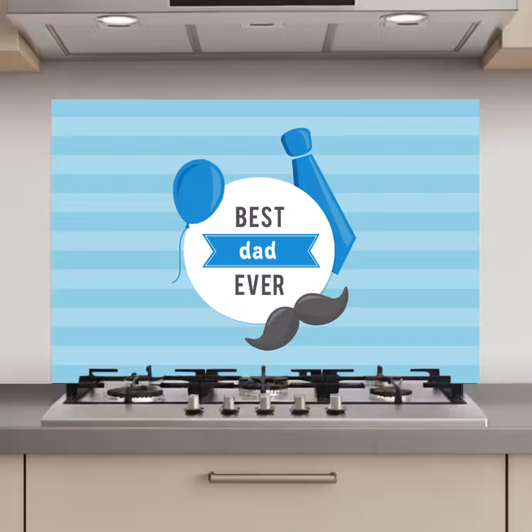 Spreuken - Quotes - Best dad ever - Vader keuken achterwand spatscherm klein -3d_website