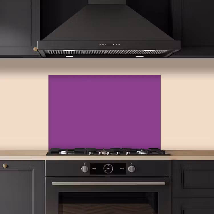 Paars - Kleuren - Effen keuken achterwand spatscherm klein 900 -sfeer1