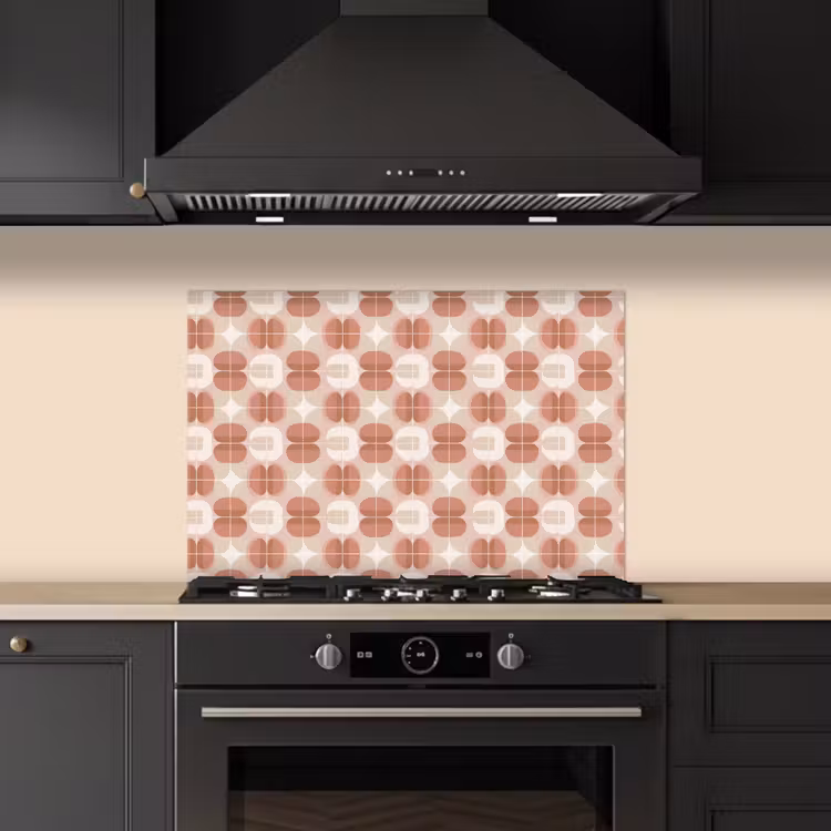 Retro - Klassiek - Roze keuken achterwand spatscherm klein 900 -sfeer1