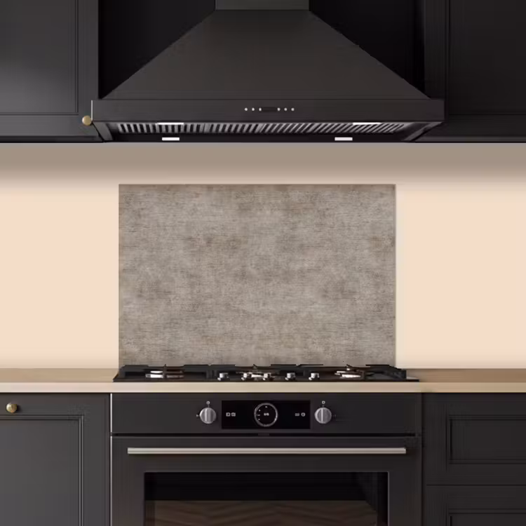 Retro - Beton - Patroon keuken achterwand spatscherm klein 900 -sfeer1