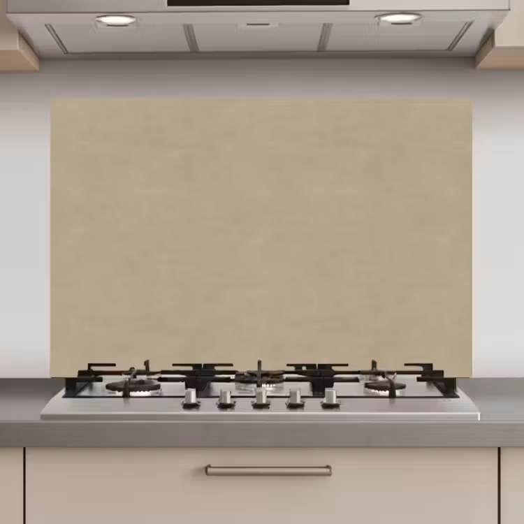 Zandkleur - Korrelige structuur - Beton keuken achterwand spatscherm klein 900 -3d_website