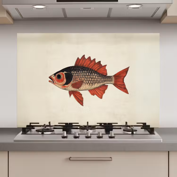 Schubben - Rood - Vis - Vinnen keuken achterwand spatscherm klein -3d_website