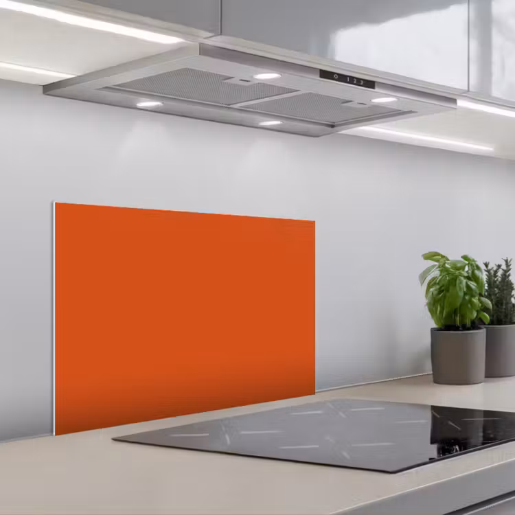Sienna - Aarde - Kleuren - Effen keuken achterwand spatscherm klein 900 -3d_schuin