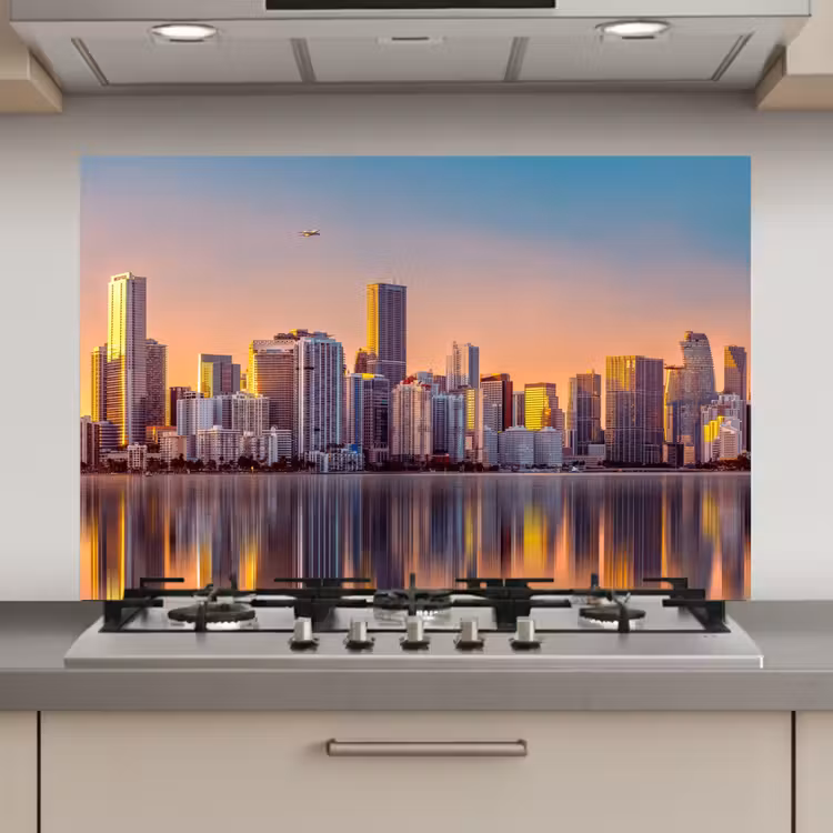 Skyline - Gebouwen - Steden keuken achterwand spatscherm klein -3d_website