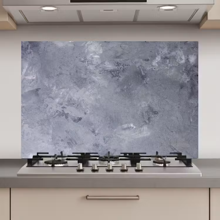 Leisteen - Beton - Retro - Structuren - Grijs - Rustiek keuken achterwand spatscherm klein -3d_website