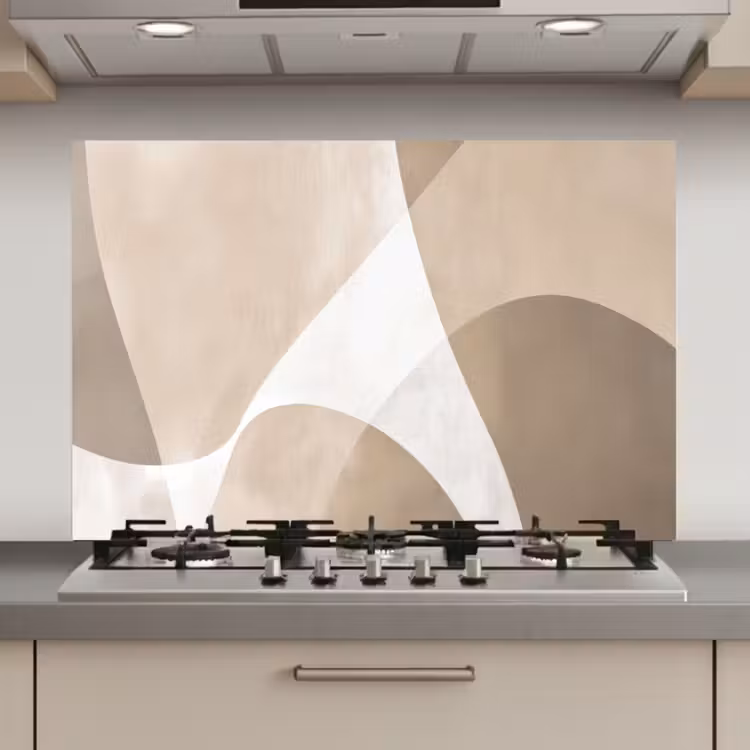 Vloeiende vlakken - Harmonieus - Golvend keuken achterwand spatscherm klein -3d_website