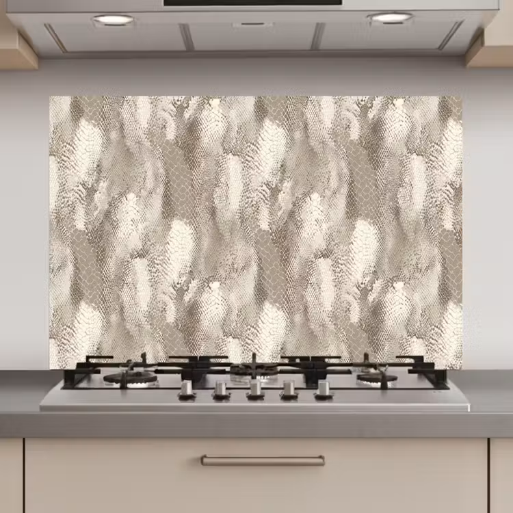 Slang - Textuur - Zand keuken achterwand spatscherm klein 900 -3d_website