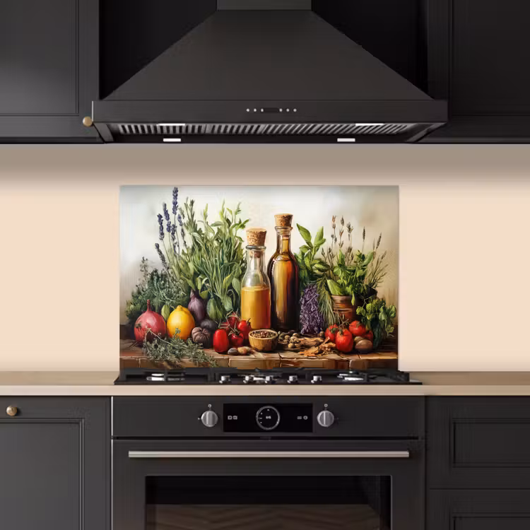 Stilleven - Kruiden - Specerijen - Fruit - Kleurrijk keuken achterwand spatscherm klein -sfeer1