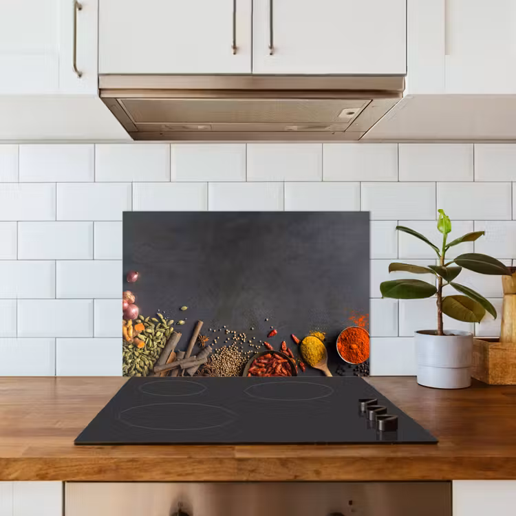 Stilleven van Specerijen en Aroma's keuken achterwand spatscherm klein -sfeer2