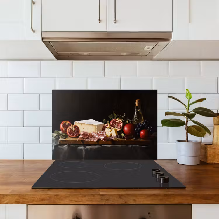 Stilleven - Vintage - Borrelplank keuken achterwand spatscherm klein -sfeer2