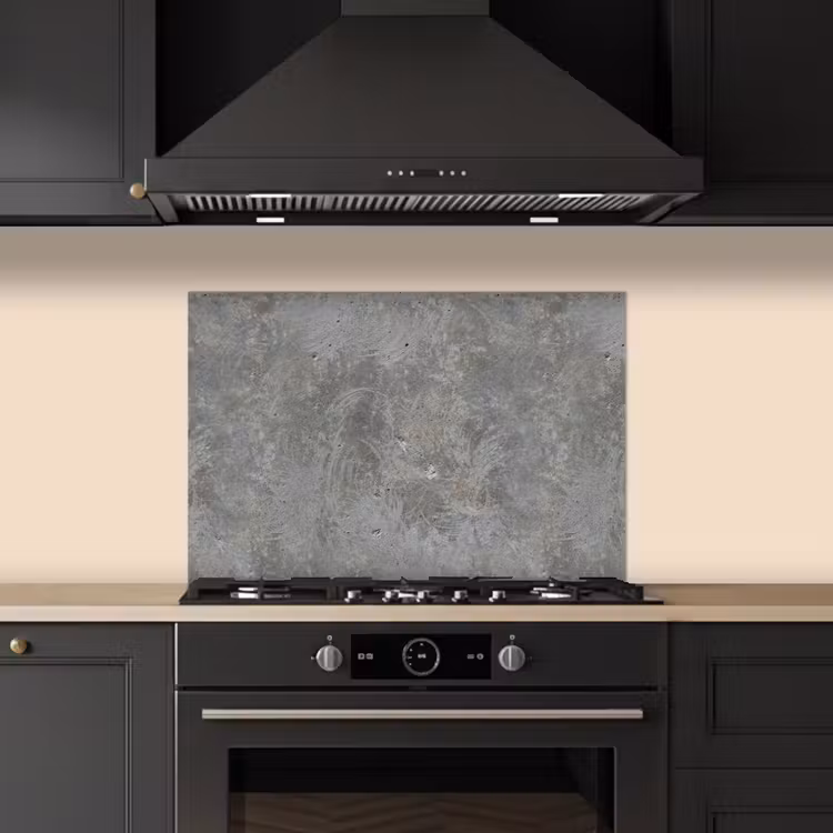 Stenen - Beton - Patronen keuken achterwand spatscherm klein 900 -sfeer1