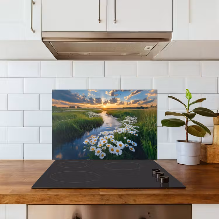 Beekje - Landschap - Margriet keuken achterwand spatscherm klein -sfeer2