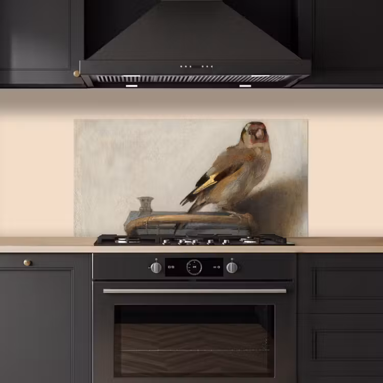 Het puttertje - Carel Fabritius keuken achterwand spatscherm middel -sfeer1