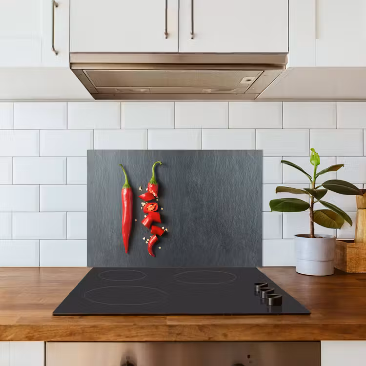 Het Spectrum van Pittigheid keuken achterwand spatscherm klein -sfeer2