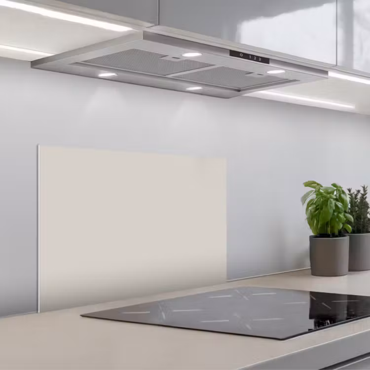 Onbeschreven Blad keuken achterwand spatscherm klein -3d_schuin