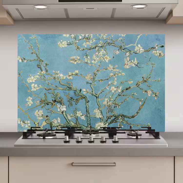 Van Gogh - Amandelbloesem - Oude meesters - Kunst - Vintage keuken achterwand spatscherm klein -3d_website