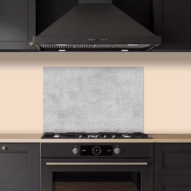Verweerde Grijze Canvas keuken achterwand spatscherm klein -sfeer1