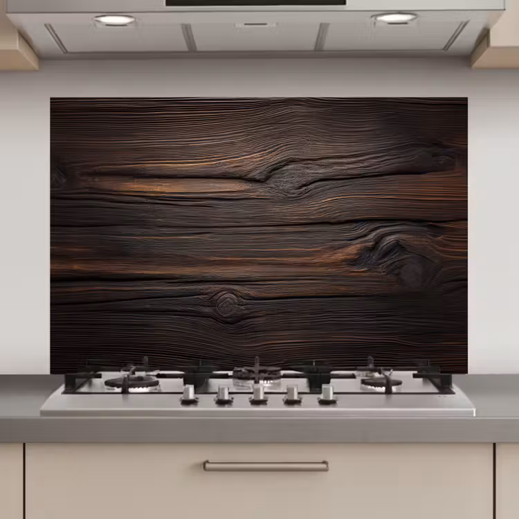 Hout - Grillige nerven keuken achterwand spatscherm klein -3d_website