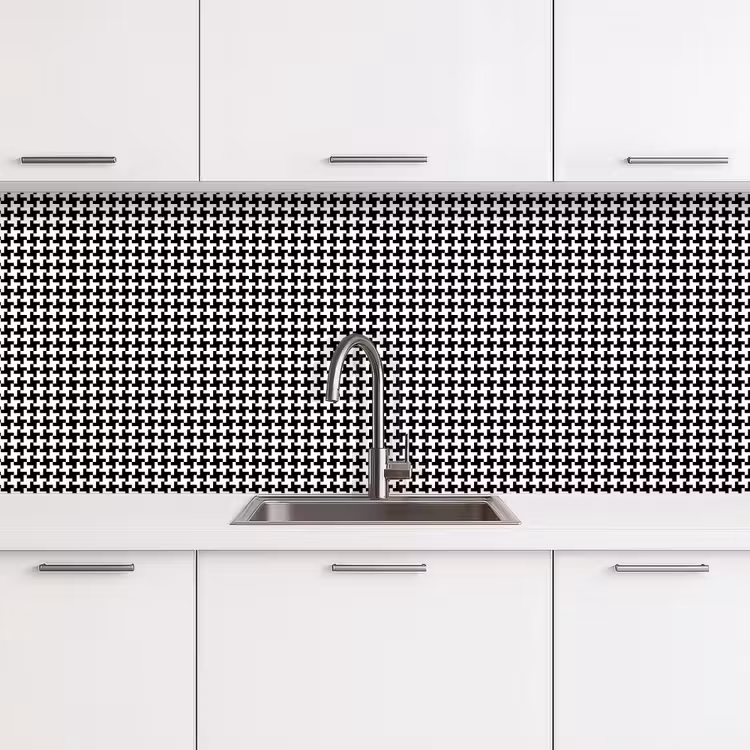 Abstract - Patronen - Design keuken achterwand 2 middel 871 -3d