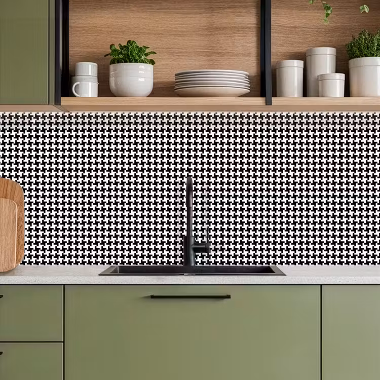 Abstract - Patronen - Design keuken achterwand 2 middel 871 -sfeer3