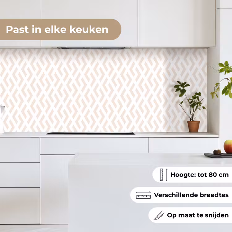 Abstract - Patronen - Design - Lijn keuken achterwand 2 middel 871 -sfeer4_NL