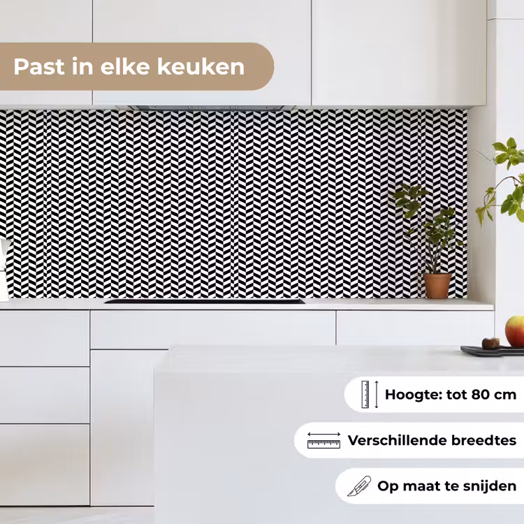 Abstract - Patronen - Design - Lijn keuken achterwand 2 middel 871 -sfeer4_NL