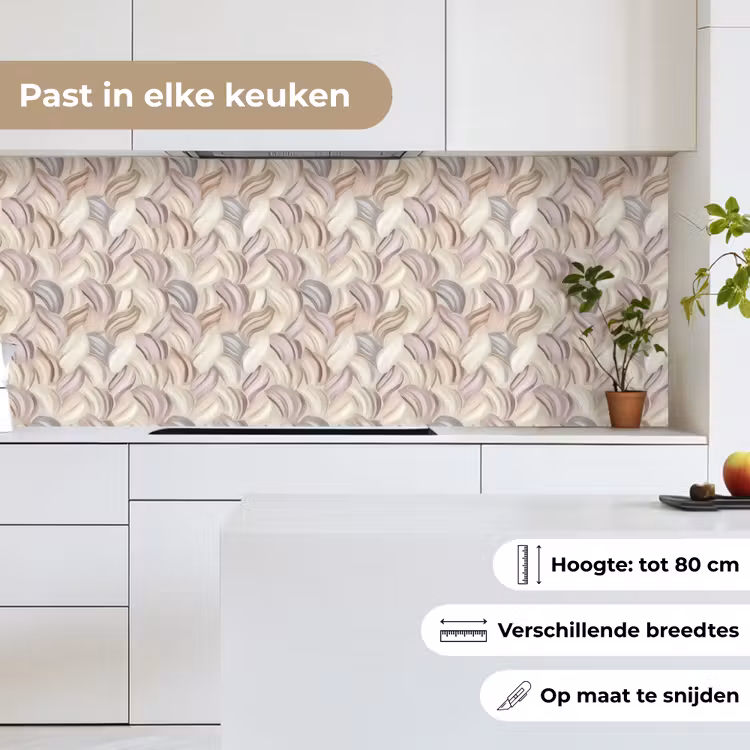 Abstract - Golvend - Pastel keuken achterwand 2 middel 871 -sfeer4_NL