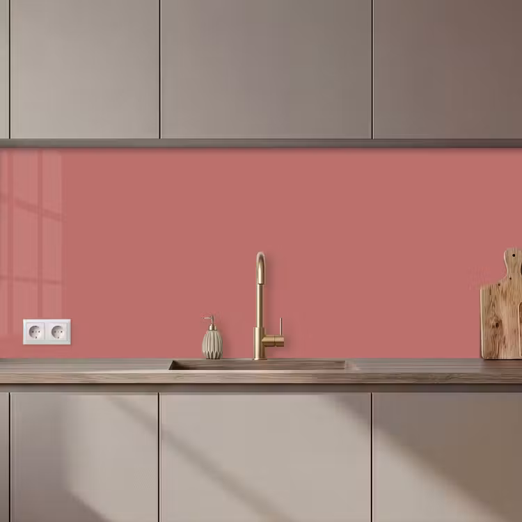 Ancient - Rose - Roze keuken achterwand 2 middel 871 zz_3dshopping