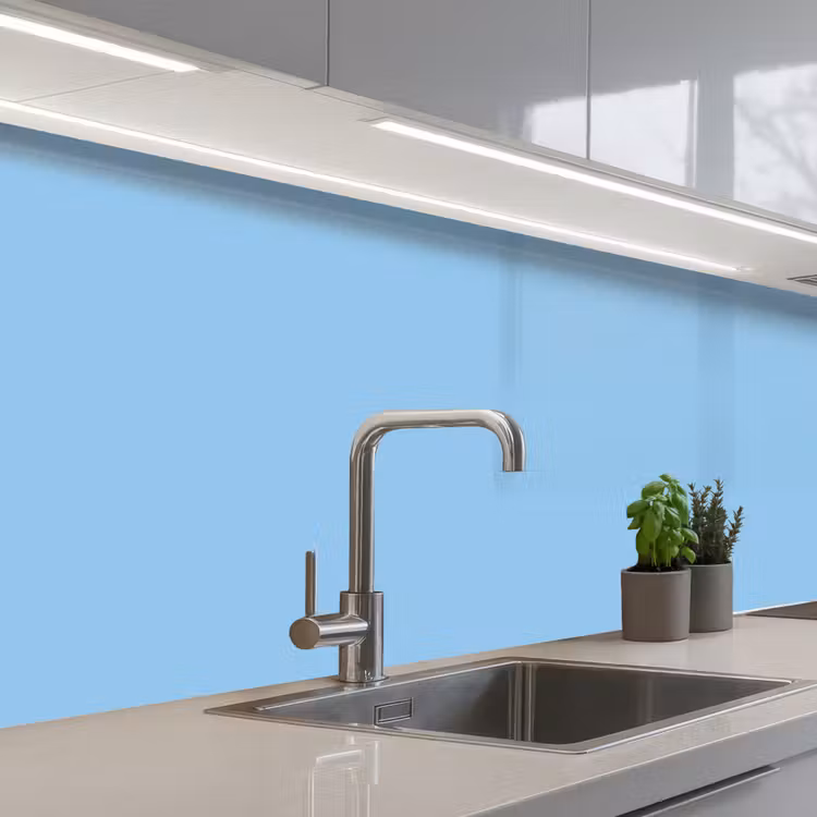 Baby - Blue - Blauw keuken achterwand 2 middel 871 -3d_schuin