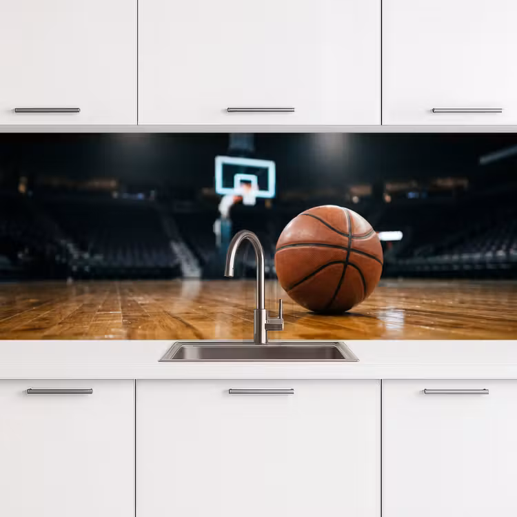 Basketbal - Arena - Sport keuken achterwand 2 middel -3d