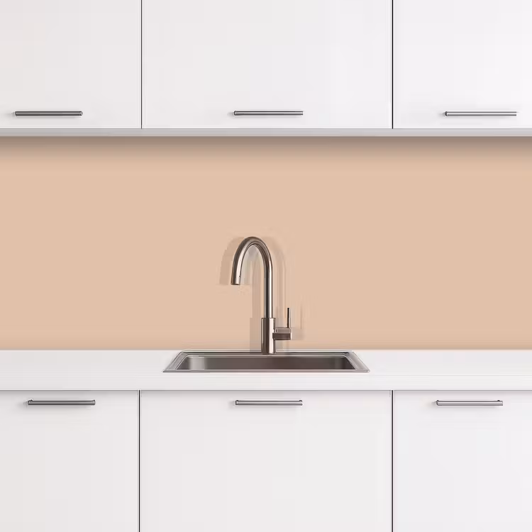 Beige - Kleuren - Effen keuken achterwand 2 middel 871 -3d