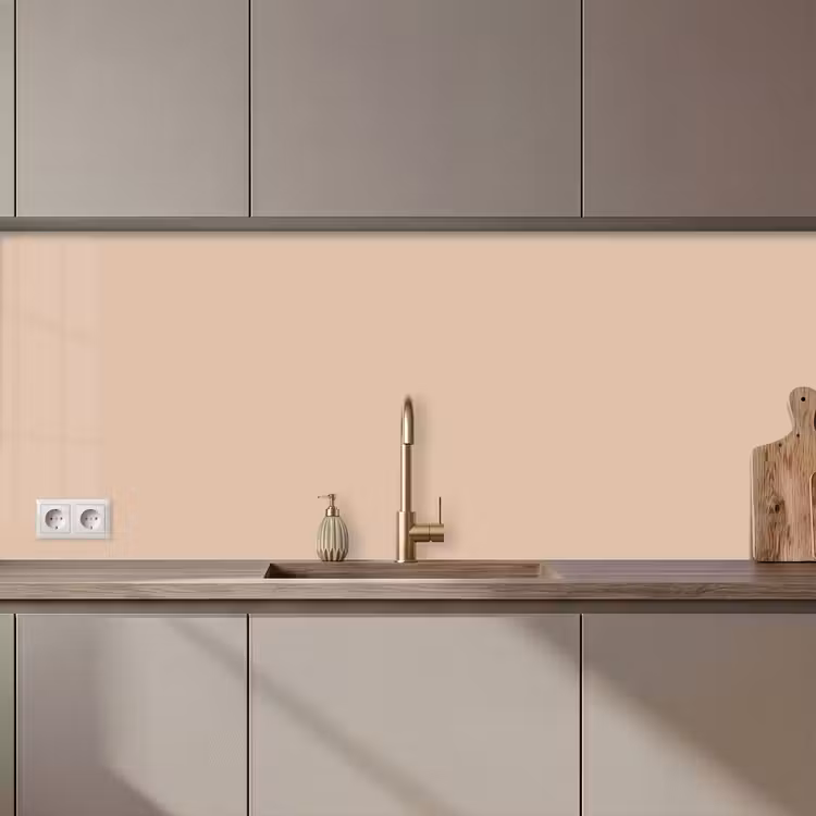 Beige - Kleuren - Effen keuken achterwand 2 middel 871 zz_3dshopping