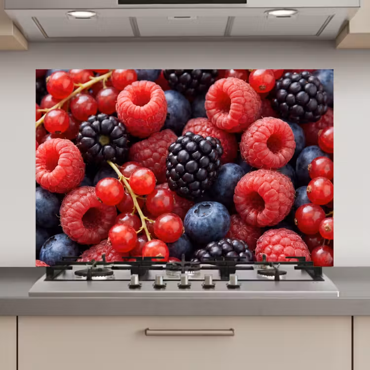 Bessen - Mix - Vers - Eten - Kleurrijk keuken achterwand spatscherm klein -3d_website