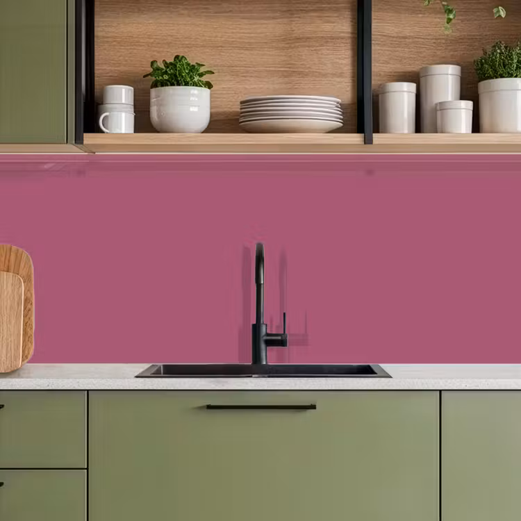 Berry - Roze -Pink keuken achterwand 2 middel 871 -sfeer3