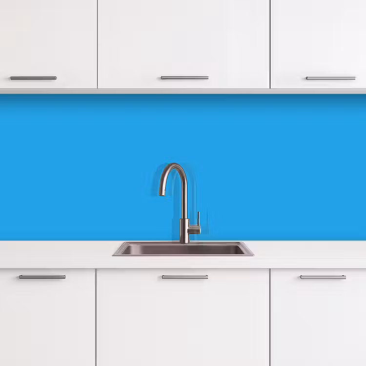 Blauw - Licht - Kleuren keuken achterwand 2 middel 871 -3d