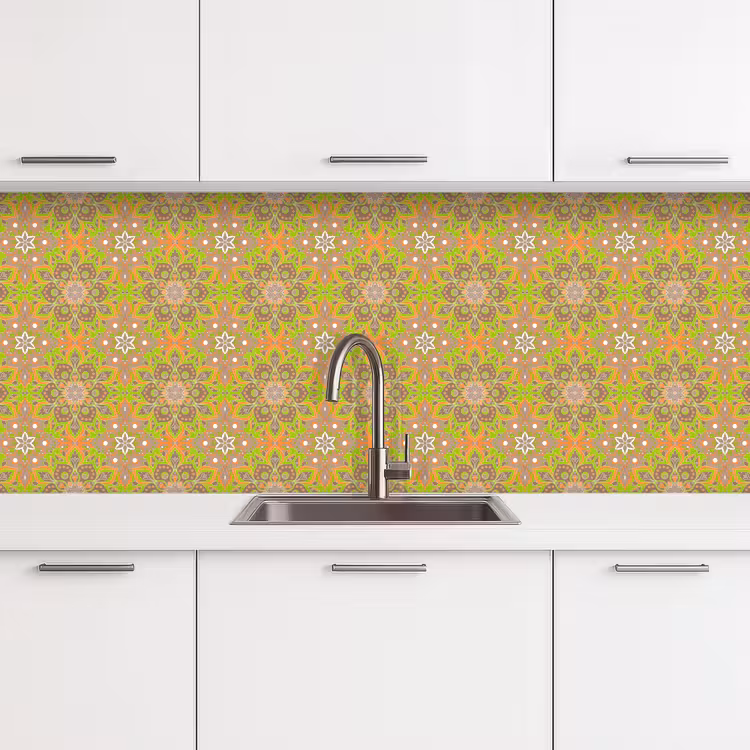Bohemian - Mandala - Patronen keuken achterwand 2 middel 871 -3d