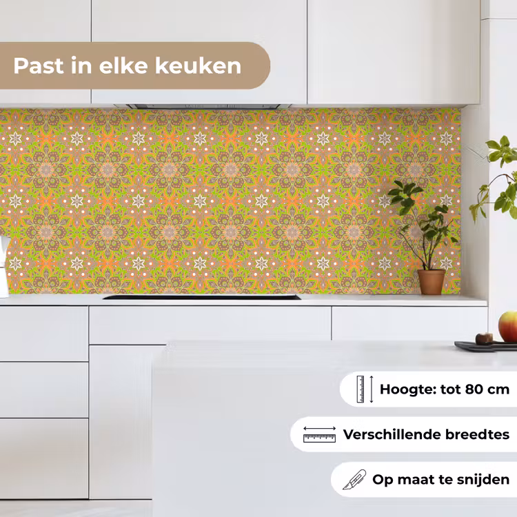 Bohemian - Mandala - Patronen keuken achterwand 2 middel 871 -sfeer4_NL