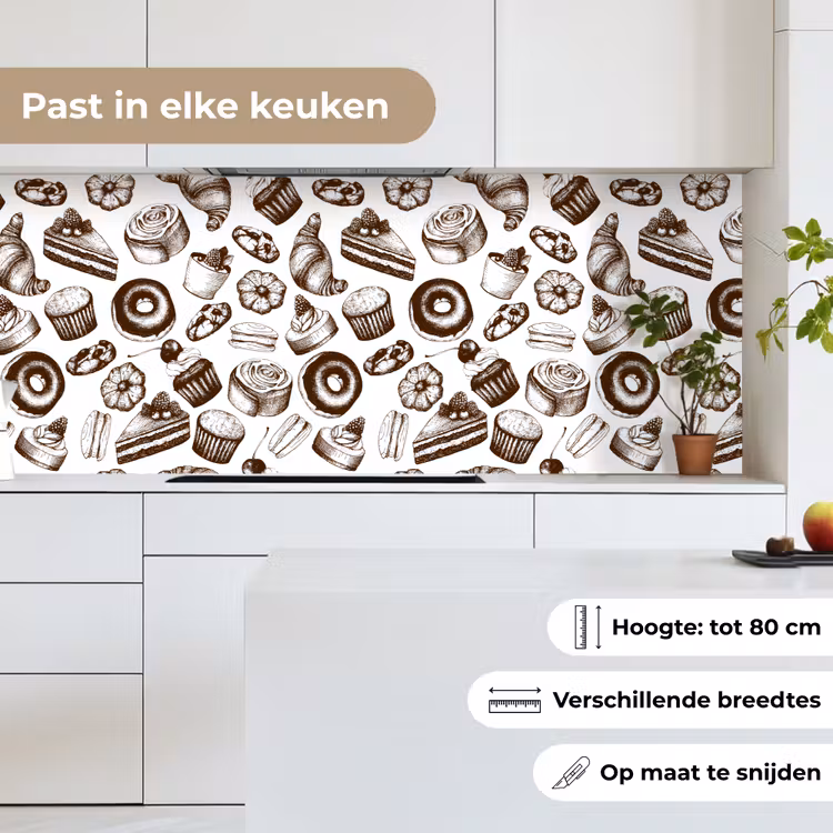 Brood - Patisserie - Vintage - Design keuken achterwand 2 middel 871 -sfeer4_NL