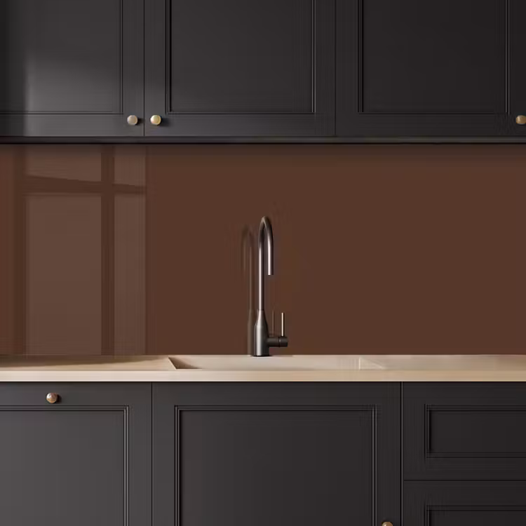 Bruin - Donker - Kleuren keuken achterwand 2 middel 871 -sfeer1