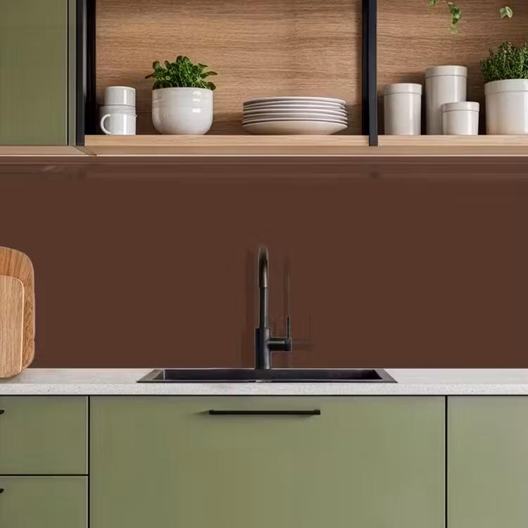Bruin - Donker - Kleuren keuken achterwand 2 middel 871 -sfeer3