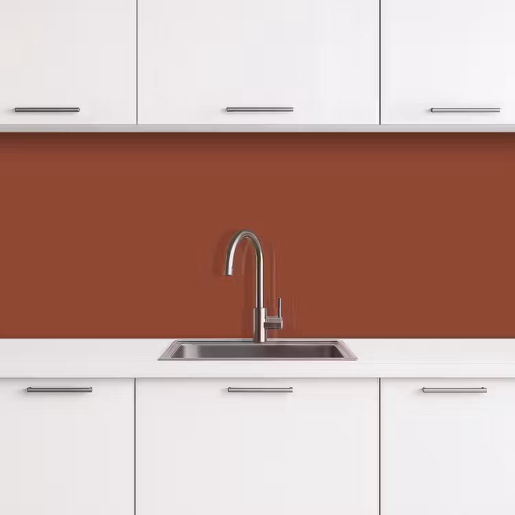 Burnt - Mahogany - Terracotta keuken achterwand 2 middel 871 -3d